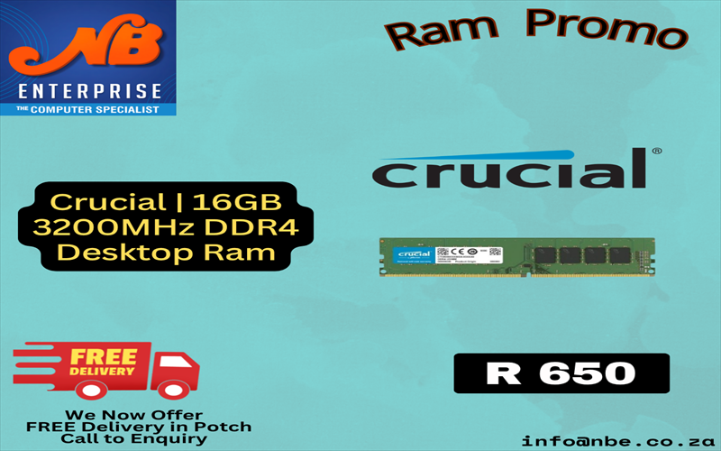 _ Crucial 16gb ddr4 DT Ram