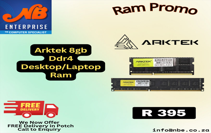 Aug 2025 Ram 8gb d4 3200